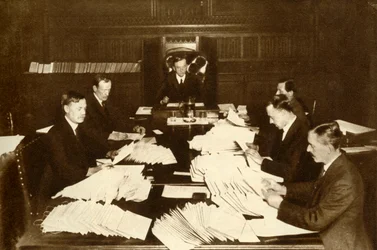 The scene in the Lord Chancellor