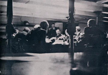 The Scene on the Victory During the Court-Martial, 1906