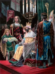 The second oblation by Edward II, Westminster, 25 February 1308