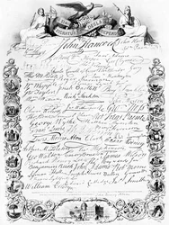 The Signatures to the American Declaration of Independence