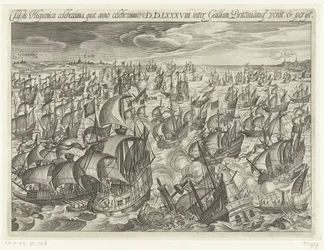 The Sinking of the Spanish Armada in 1588