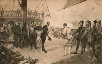 The Surrender of Don Anton to Sir Francis Drake, 1 March 1579