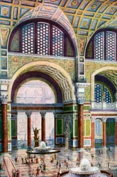 The Tepidarium of the Baths of Caracalla, Rome, Italy