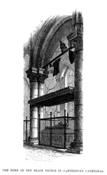 The tomb of Edward, the Black Prince, Canterbury Cathedral
