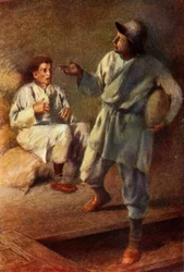 The whole loaf is for thee, and Beardless is to get nothing!, 1917