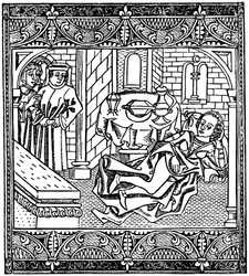 The wife of Xanthus asleep, 1485 1964