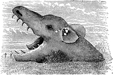 The wolf Fenris of Scandinavian mythology