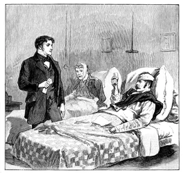 The Wounded Soldiers Toast to the Queen, c. 1850s, 1888