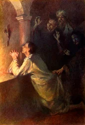 The Young Man Strove Earnestly in Prayer