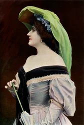 Theatre Des Varietes. - Mlle. C. Thevenet. - Role de Caroline - La Chauve-Souris