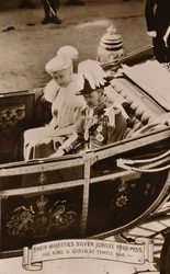 Their Majesties Silver Jubilee 1910-1935. The King & Queen at Temple Bar