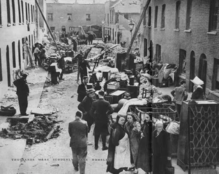 Thousands Were Suddenly Made Homeless, c. 1940-1942