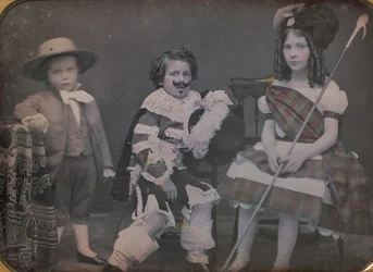 Three Children in Costume