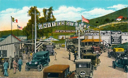 Tijuana, Mexico - International Boundary Line, c1939