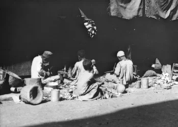 Tin workers, Cairo, Egypt