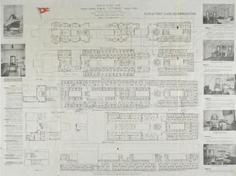 Titanic First Class Deck Plan