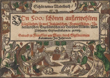 Title page from Schön newes Modelbuch Page 1r
