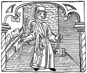Toll collector, 15th century, 1893