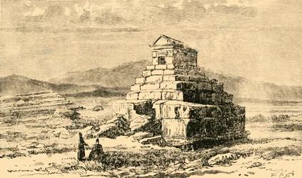 Tomb of Cyrus, 1890