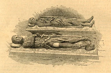 Tombs of Knights Templars, 1870, 1897