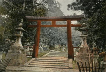 Tori at a Shinto Temple, 1900