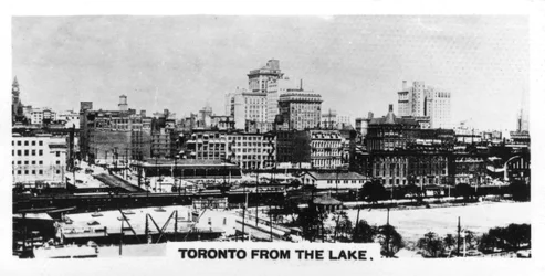 Toronto from the lake, Canada