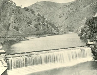 Torrens Weir, Adelaide, 1901