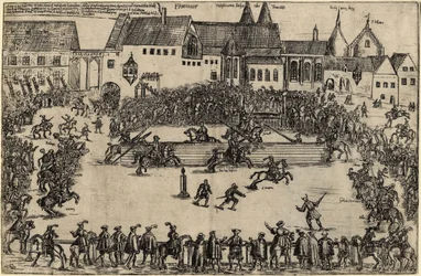 Tournament at the time of Henry I the Fowler 938