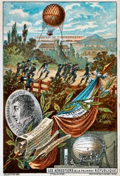 Transport of the balloon Entreprenant from Mauberge to Charleroi