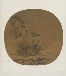 Travelers in Snowy Mountains, 12th-13th Century