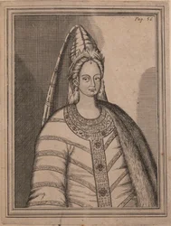 Tsarina Irina Godunova 1557-1603, the wife of Tsar Feodor I of Russia