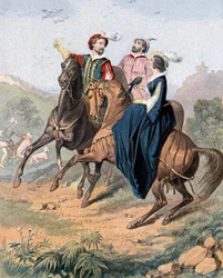 Tudor Falconry, Mid 19th Century