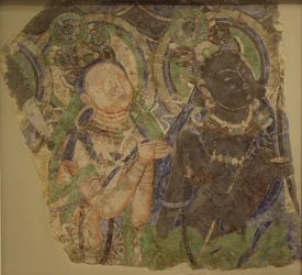 Two Adoring Bodhisattvas