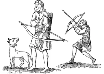 Two Saxon Archers, 8th century