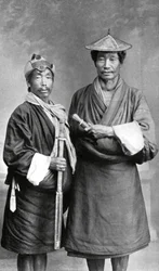 Two Sikkimese men, c1910