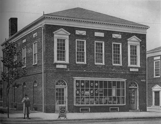 Two shops at Yorkship Village, New Jersey