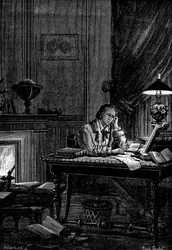 UJJ Leverrier, French Astronomer Calculating the Position of the Planet Neptune in 1846, 1881