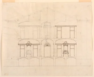 Unfinished Section Through a House