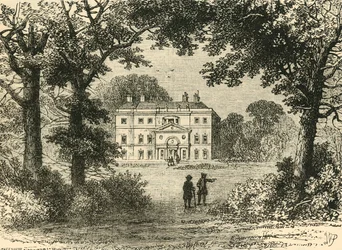 Vane House, in 1800, c1876