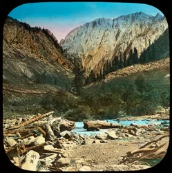 View Between Sonamarg and Baltal, Kashmir, India