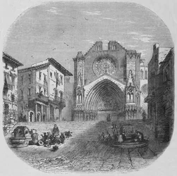 View in Tarragona, c1880