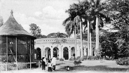 View in the Zoological Gardens, Calcutta, India