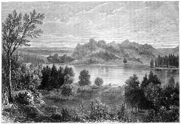 View in the Valley of the Upper Mississippi, 1877