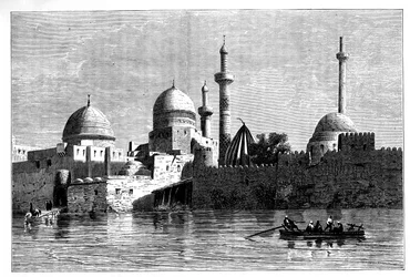 View of Mosul from the River Tigris, Iraq, c1890