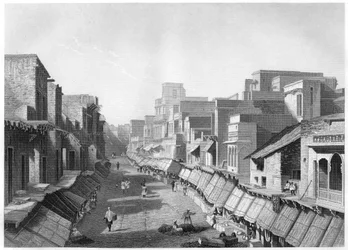 View of Principal Street, Agra