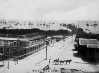 View of Surgidero, 1896, 1920s