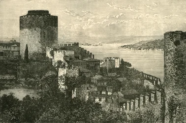 View of the Bosphorus: The Castle of Europe