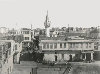 View of the Old Town, Suez, Egypt, 1895