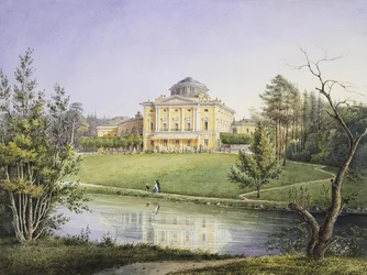 View of the Pavlovsk Palace