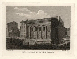 View of the Temple of Portunus